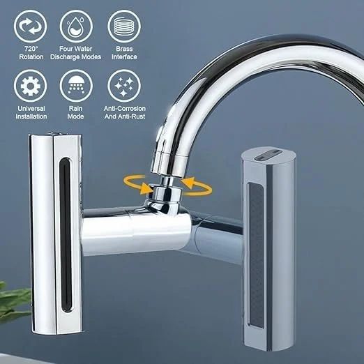 4 Modes Waterfall Kitchen Faucet