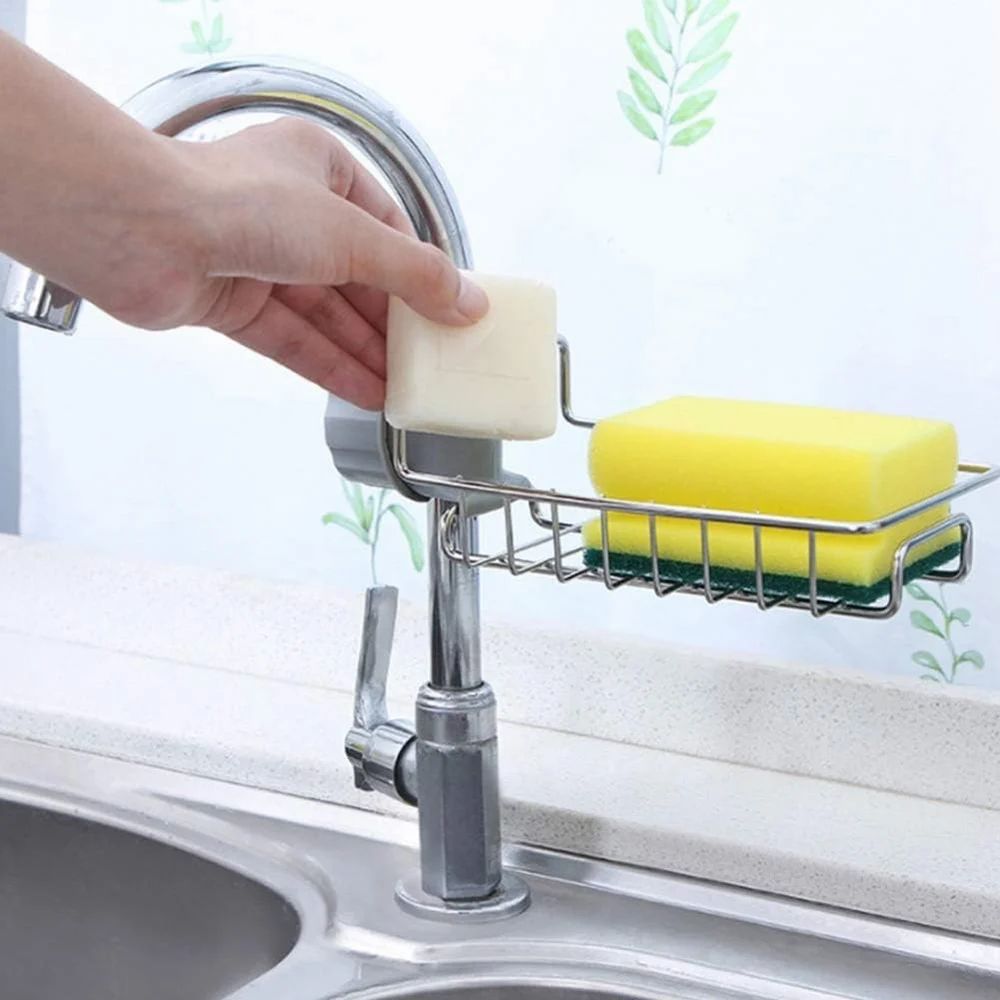 Kitchen Faucet Sponge Holder 5