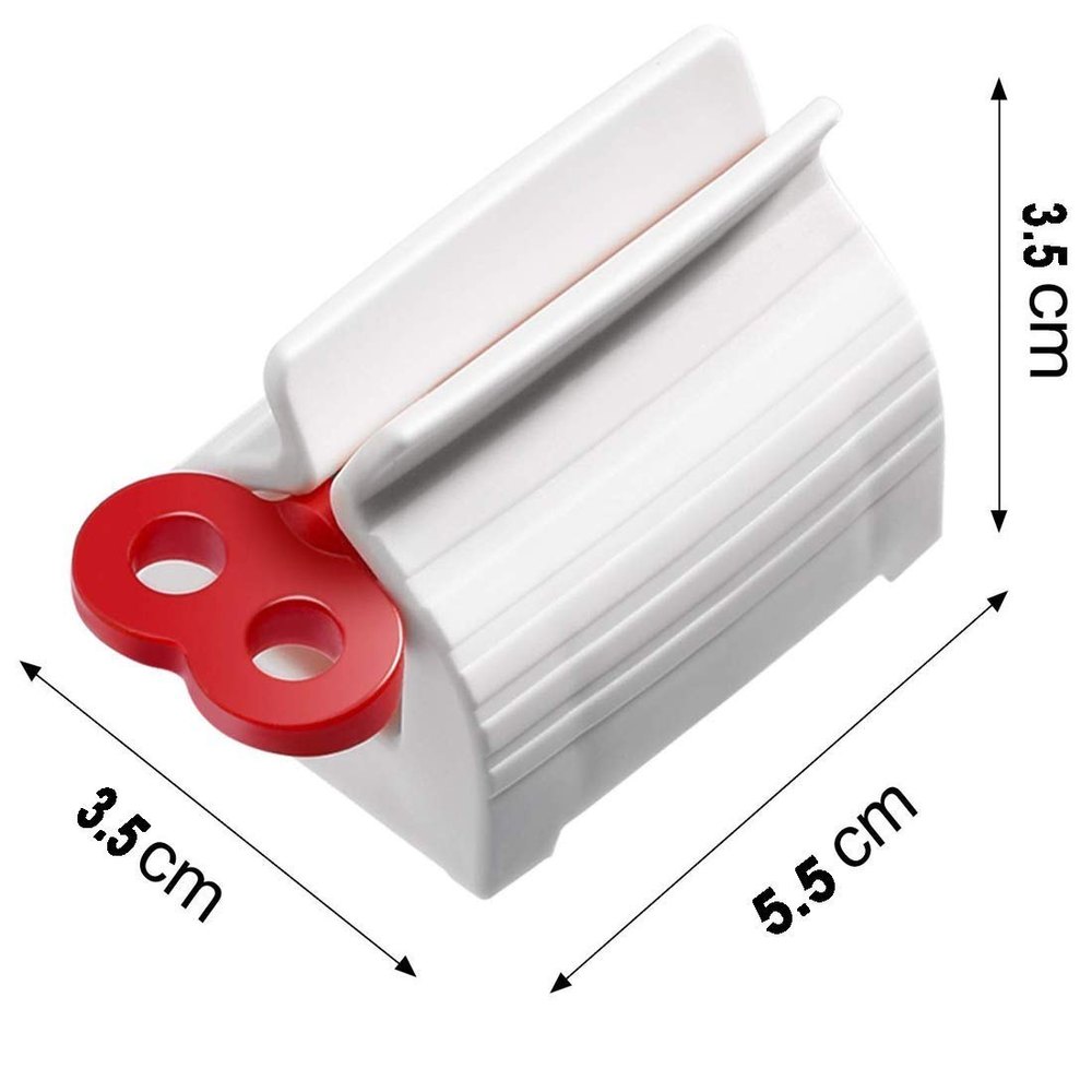 Qualityzone Plastic Squeezer Toothpaste Dispenser, For Bathroom Aceessories