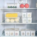 6 Grid Fridge Storage Container, Plastic