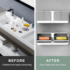 Wall Mounted Double Layer Soap Box