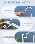 4 Modes Waterfall Kitchen Faucet