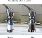 360-Degree Rotating Water Faucet Filter, Stainless Steel