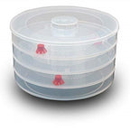 4 CONTAINER LAYER SPROUT BOWL -Organic Home Making Fresh Sprouts Makers for Home Material