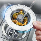 3 In 1 Stainless Steel Strainer 3 in 1 Kitchen Sink Drain Strainer Sink Draining Basket Filter 3