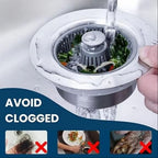 3 In 1 Stainless Steel Strainer 3 in 1 Kitchen Sink Drain Strainer Sink Draining Basket Filter 4