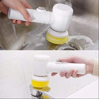 5in1 Electric Cleaning Brush  Magic Power Scrubber 5 In 1 Magic Brush