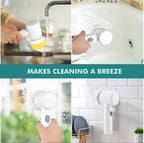 5in1 Electric Cleaning Brush  Magic Power Scrubber 5 In 1 Magic Brush
