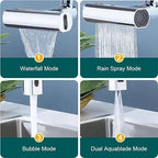 4 Modes Waterfall Kitchen Faucet