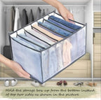 Fabric 7 GRID FOLDING CLOTHES ORGANIZER