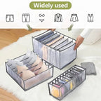 Fabric 7 GRID FOLDING CLOTHES ORGANIZER