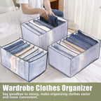 Fabric 7 GRID FOLDING CLOTHES ORGANIZER