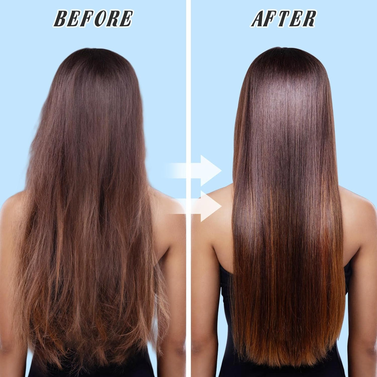 Self-Cleaning GlideBrush Hair Brush for Effortless Detangling
