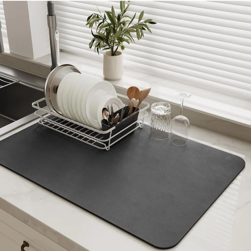 60X40cm Dish Drying Kitchen Mat