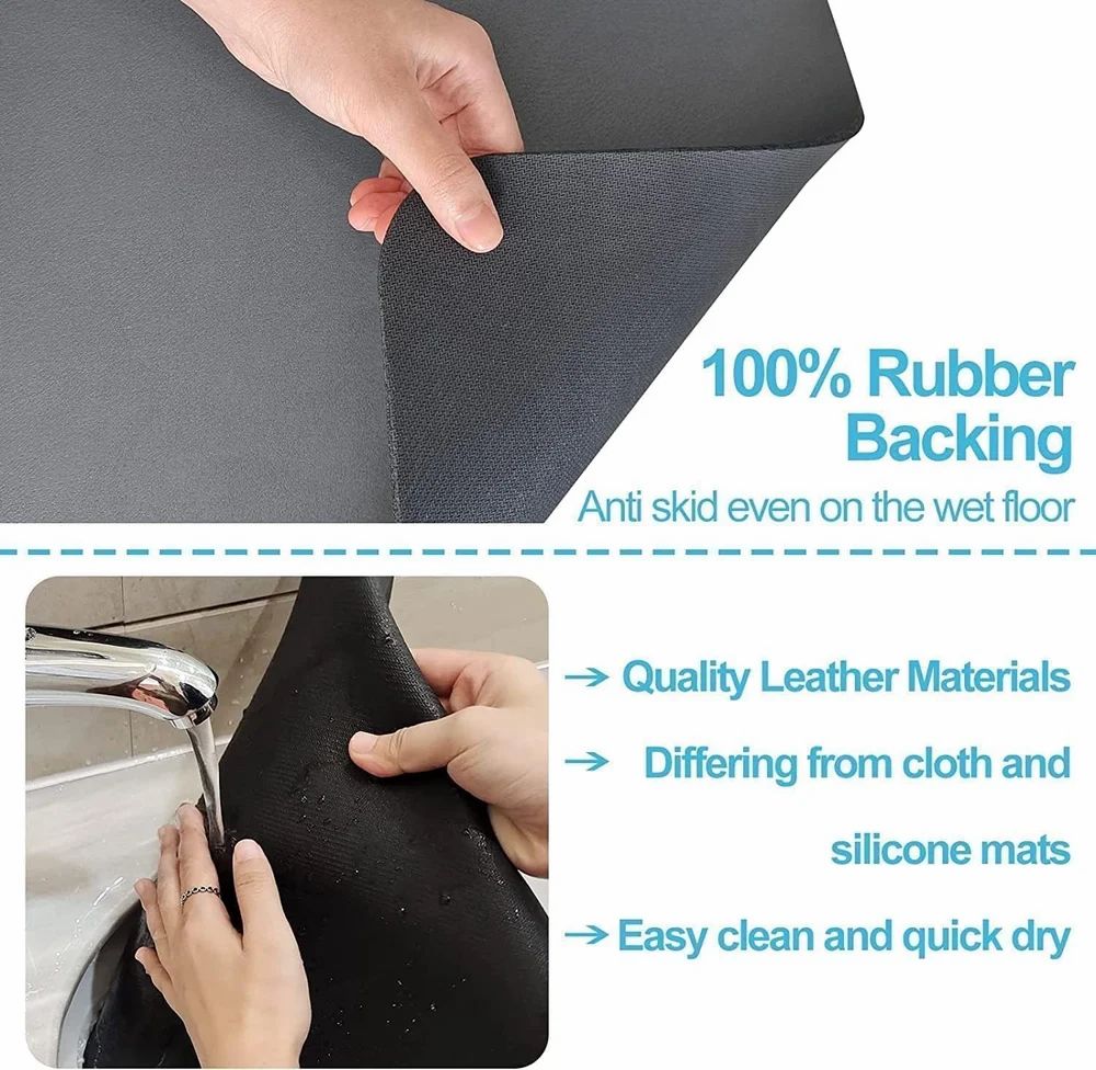 60X40cm Dish Drying Kitchen Mat