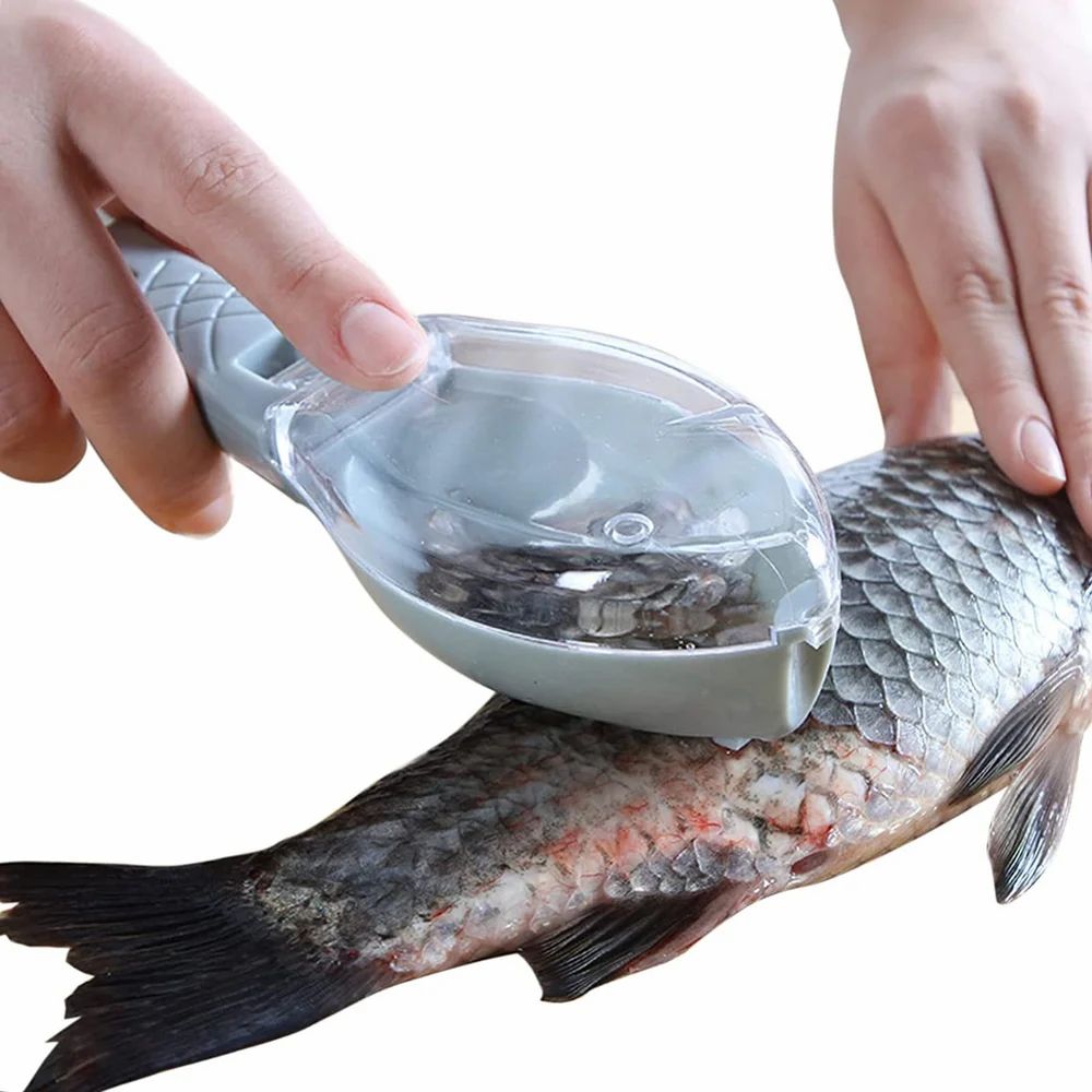 Fish Scale Remover Fish Skin Graters Cleaning Peeler Scaler Scraper Fish Shape Design
