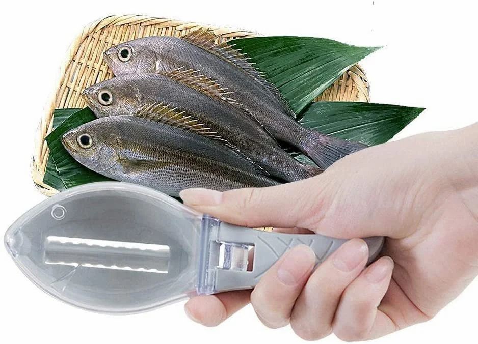 Fish Scale Remover Fish Skin Graters Cleaning Peeler Scaler Scraper Fish Shape Design