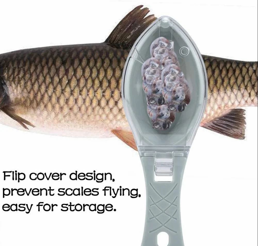 Fish Scale Remover Fish Skin Graters Cleaning Peeler Scaler Scraper Fish Shape Design