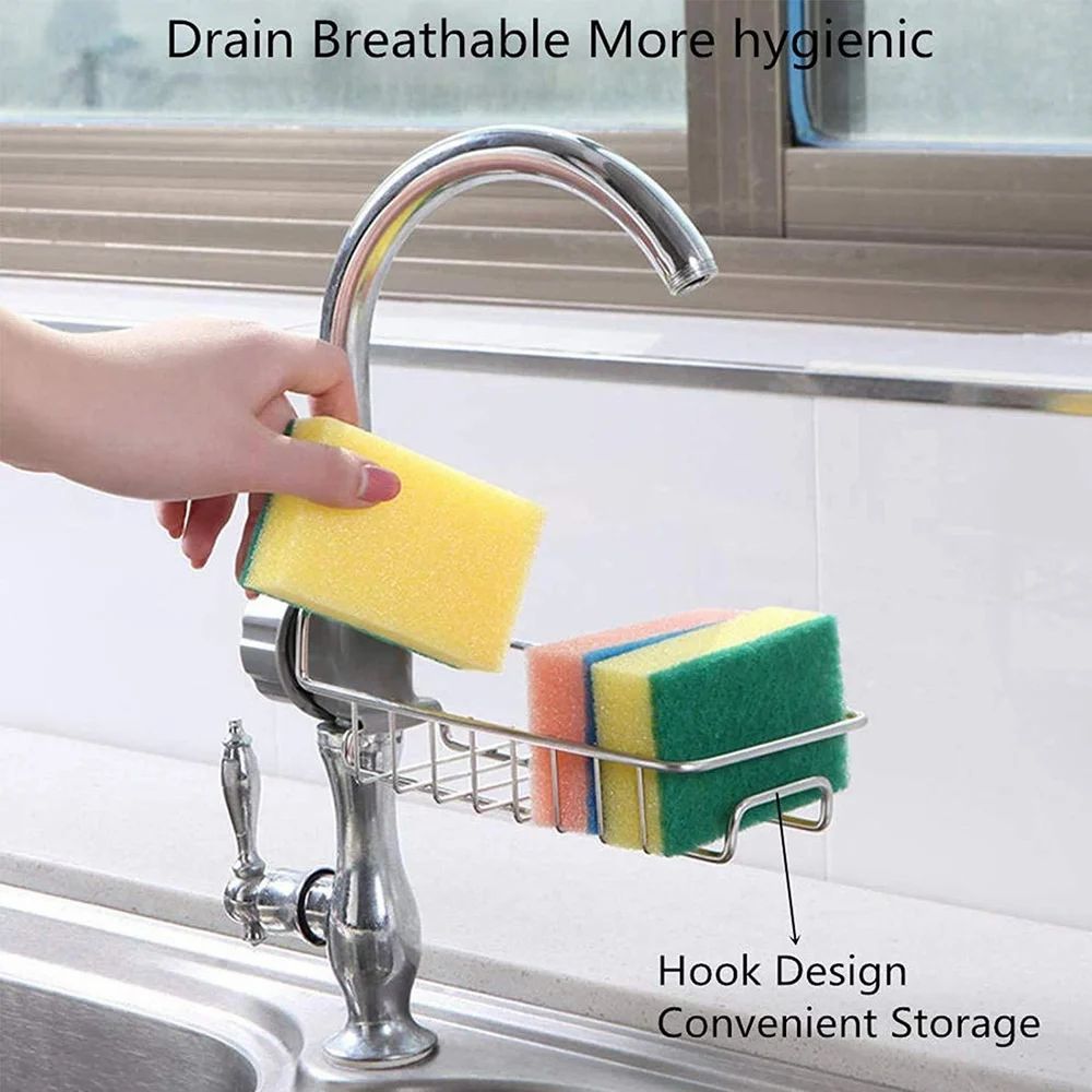 Kitchen Faucet Sponge Holder 6