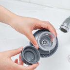 KITCHEN SOAP DISPENSING PALM BRUSH