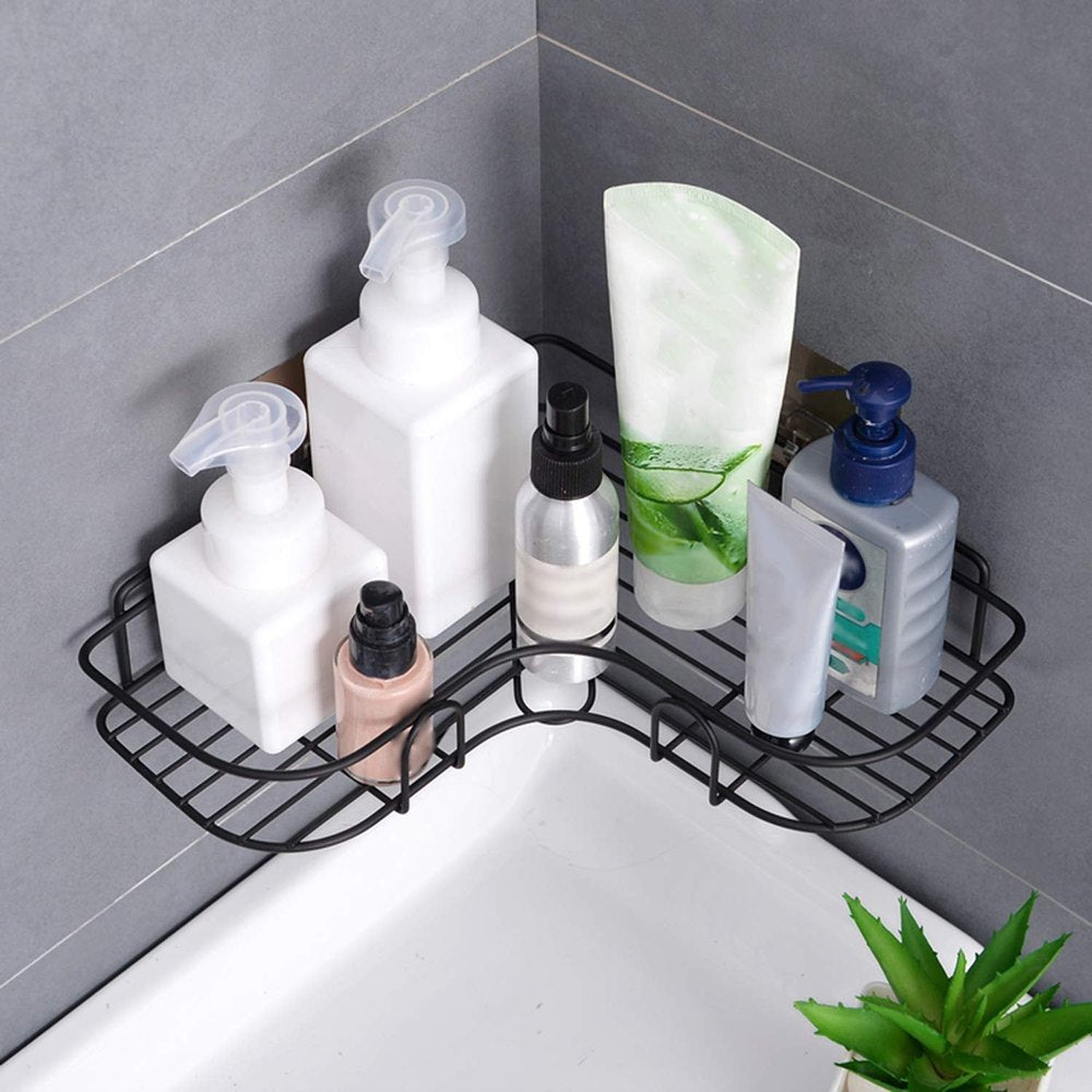 Metal METTLE TRIANGLE SELF RACK BATHROOM CORNER ORGANISER