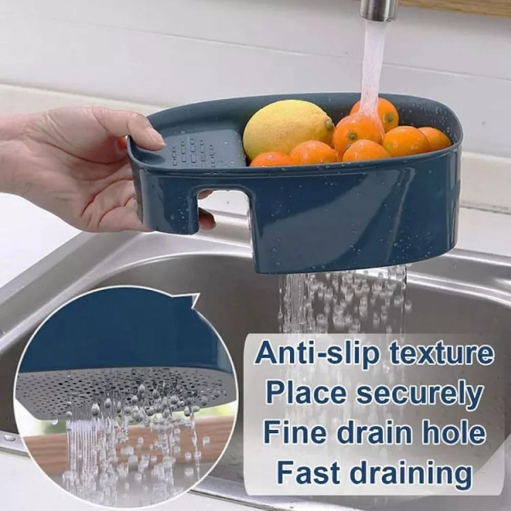 Plastic Rectangular MULTIFUNCTION KITCHEN WASTE FILTER BASKET (SINK)