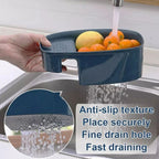 Plastic Rectangular MULTIFUNCTION KITCHEN WASTE FILTER BASKET (SINK)