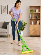 Premium Magic Sponge Mop with Easy Squeeze Handle