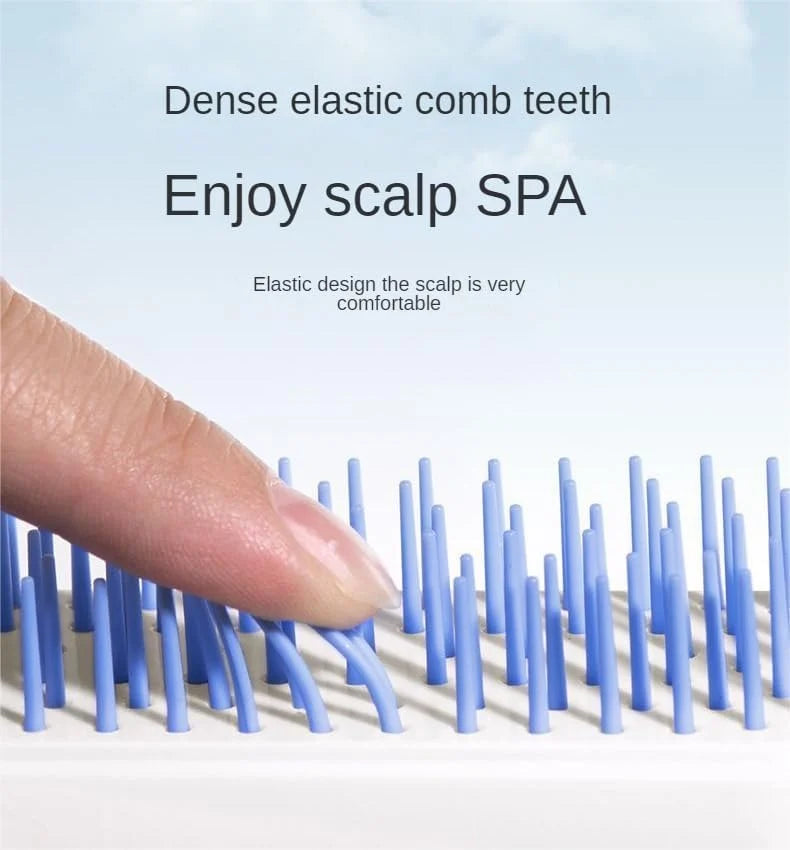 Self-Cleaning GlideBrush Hair Brush for Effortless Detangling