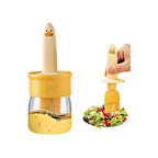 Cute Duck-Shaped Oil Dispenser with Silicone Brush Fun Functional Kitchen Tool