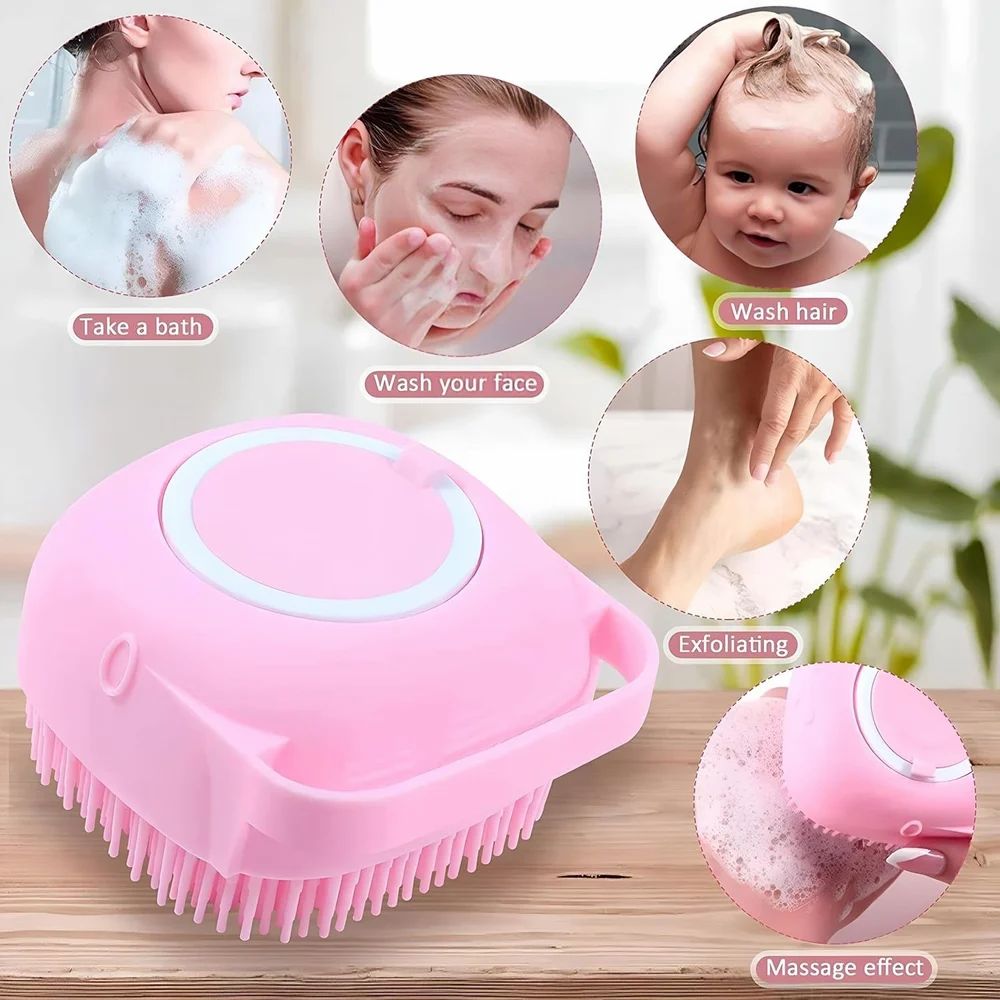 Silicon Shower Brush Wash Body Bath