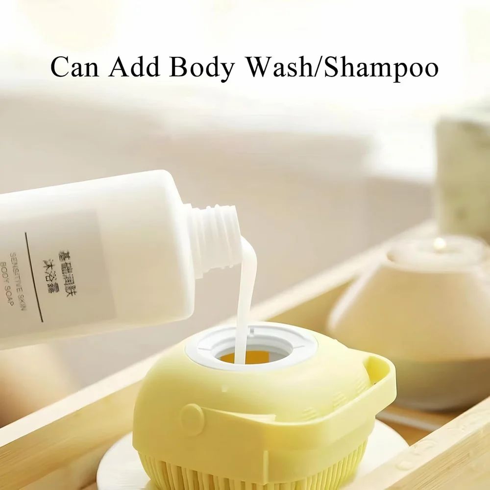 Silicon Shower Brush Wash Body Bath