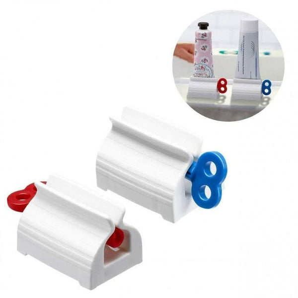 Qualityzone Plastic Squeezer Toothpaste Dispenser, For Bathroom Aceessories