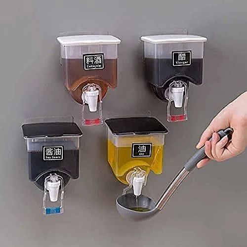 Wall Mount Plastic Liquid Oil Dispenser 1000ml