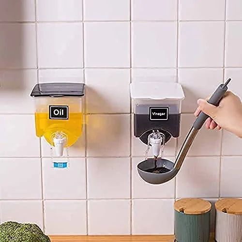 Wall Mount Plastic Liquid Oil Dispenser 1000ml