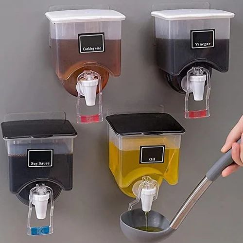 Wall Mount Plastic Liquid Oil Dispenser 1000ml