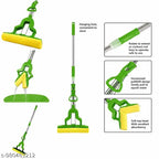 Premium Magic Sponge Mop with Easy Squeeze Handle